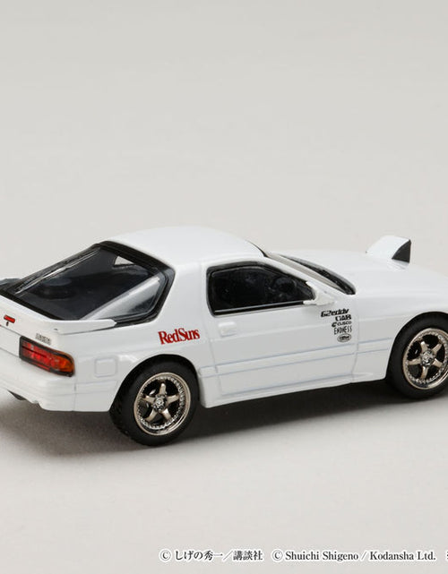 Load image into Gallery viewer, Hobby Japan 1/64 Mazda RX-7 (FC3S) RedSuns Initial D Ryosuke Takahashi VS Takumi
