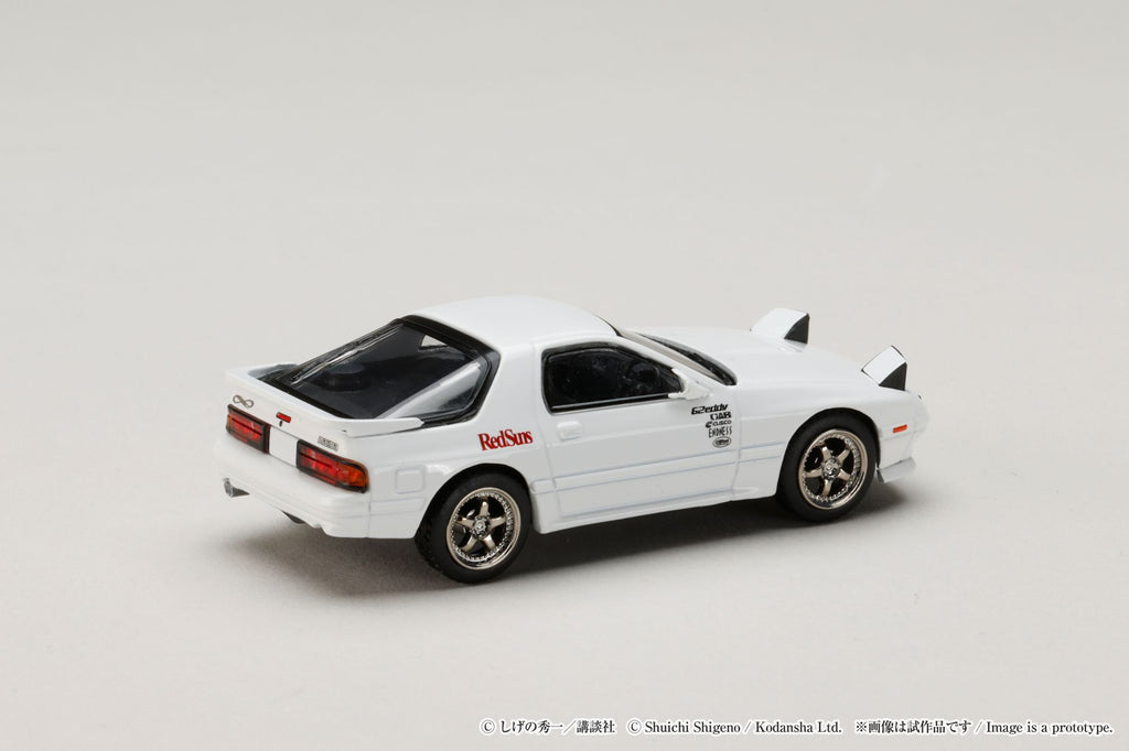 Hobby Japan 1/64 Mazda RX-7 (FC3S) RedSuns Initial D Ryosuke Takahashi VS Takumi