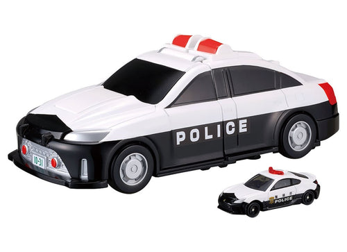 Load image into Gallery viewer, Takara Tomy World Tomica Vehicle Town Transforming Patrol Car (with Tomica Car)
