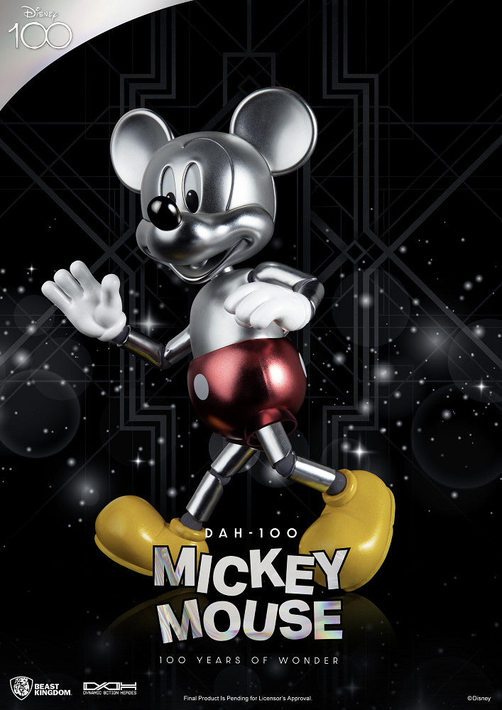 Beast Kingdom DAH-100 Disney 100 Years of Wonder Mickey Mouse Action Figure Set