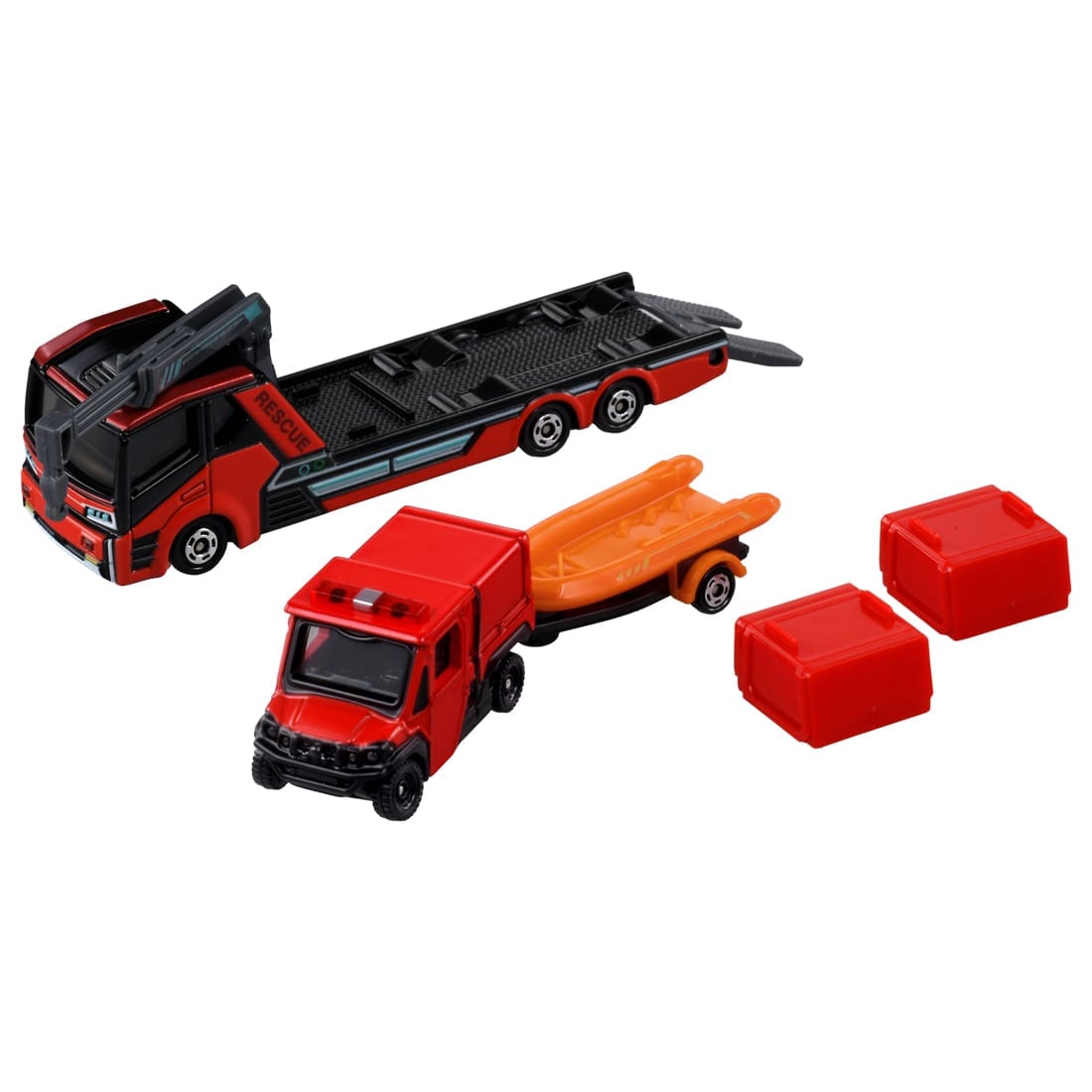 Takara Tomy Tomica No.132 Morita Small Off-Road Fire Truck Red Ladybug Transport
