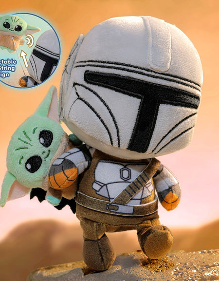 Hot Toys Star Wars The Mandalorian and Grogu Cosbi Plush Keychain (Full set 6)