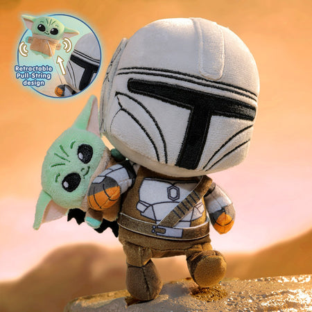 Hot Toys Star Wars The Mandalorian and Grogu Cosbi Plush Keychain (Full set 6)