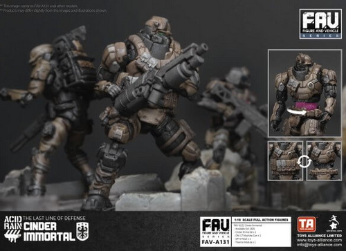 Load image into Gallery viewer, Acid Rain x Toy Alliance FAV-A131 Cinder Immortal 1/18 Action Figure

