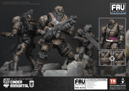 Load image into Gallery viewer, Acid Rain x Toy Alliance FAV-A131 Cinder Immortal 1/18 Action Figure

