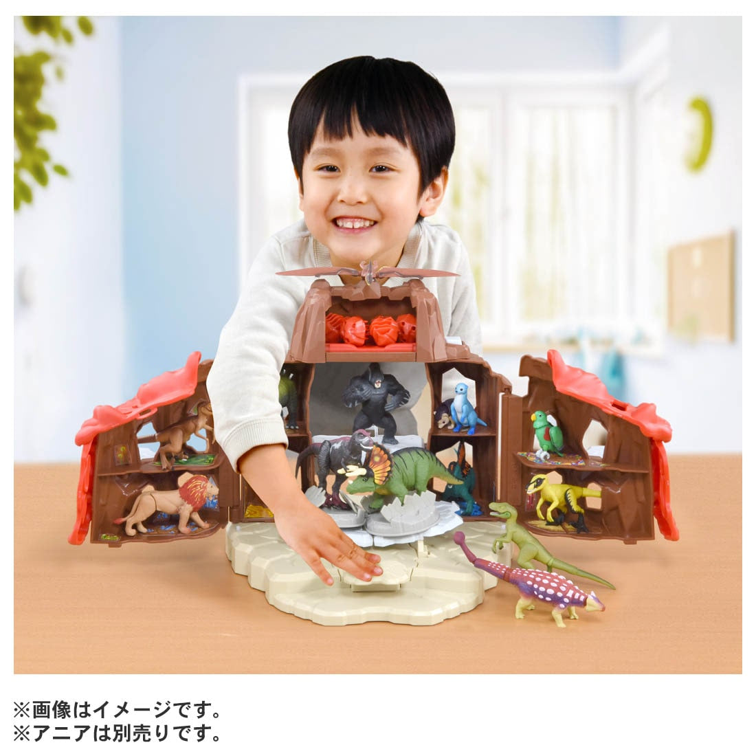 Takara Tomy Adventure Ania Kingdom Explosive Transformation! Battle Volcano