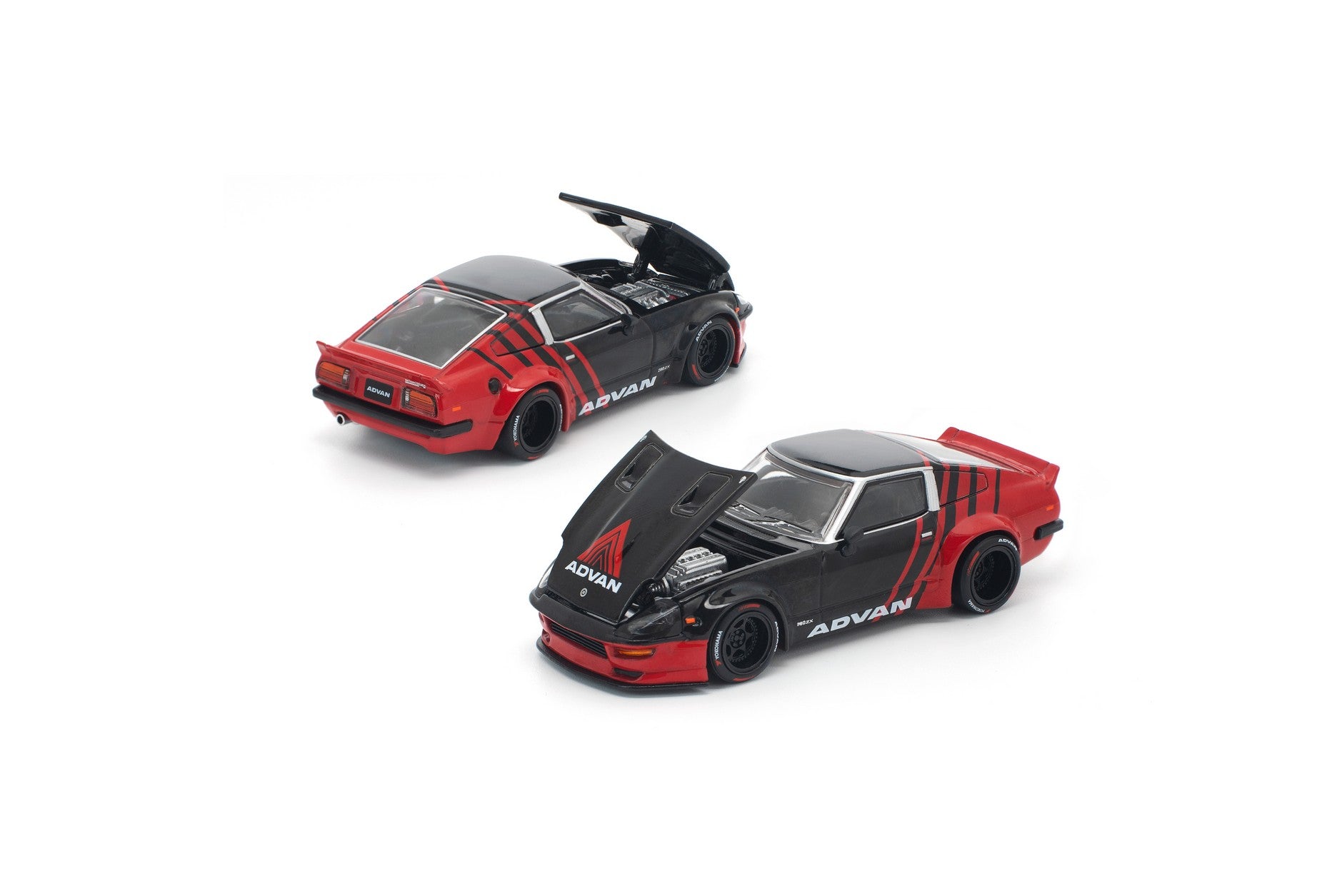 (Pre-order) POPRACE 1/64 PANDEM 280ZX ADVAN Diecast Model Car