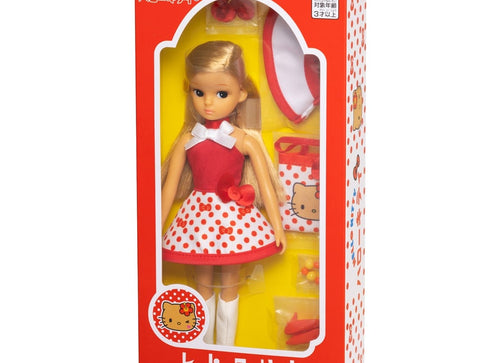 Load image into Gallery viewer, Takara Tomy Licca-chan Retro Licca Sun-tanned Kitty on Vacation Doll Set
