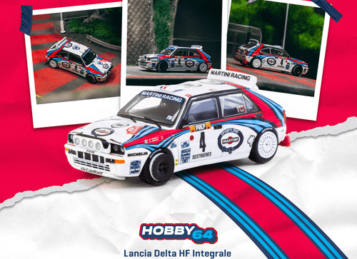 Load image into Gallery viewer, Tarmac Works 1/64 Lancia Delta HF Integrale  Monte Carlo Rally 1992
