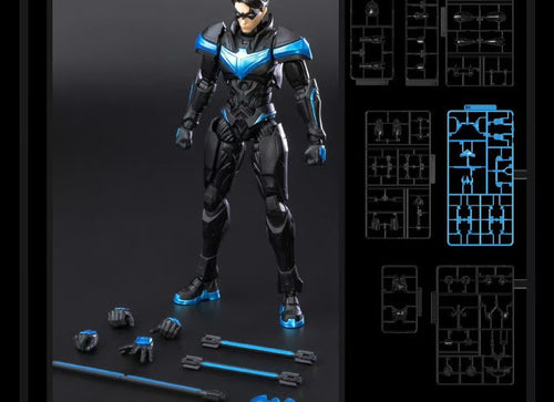 Load image into Gallery viewer, Blokees DC Champion class 03 Nightwing 1:12 Model Kit Figure 15cm
