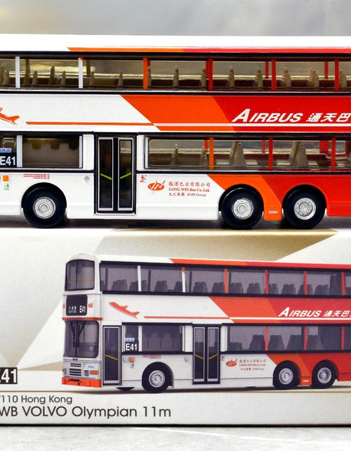 Load image into Gallery viewer, Tiny City Die-cast Model Car - KMB VOLVO Olympian 11m (E41) Bus model
