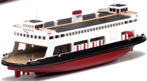 Tiny City Die-cast Model Ferry 1/400 Hong Kong and Yaumati Ferry Man Kwan [7-11]