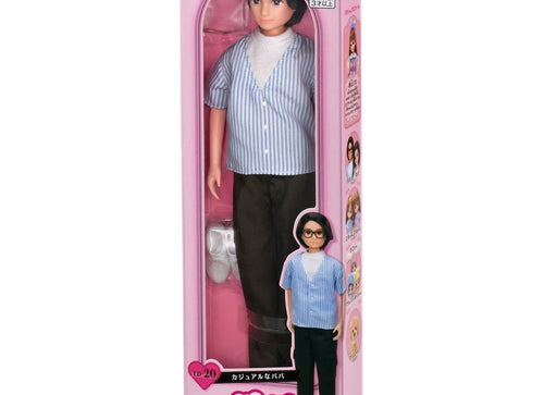 Load image into Gallery viewer, Takara Tomy Licca LD-20 Casual Father Licca-chan Rika Dress up Girl Doll
