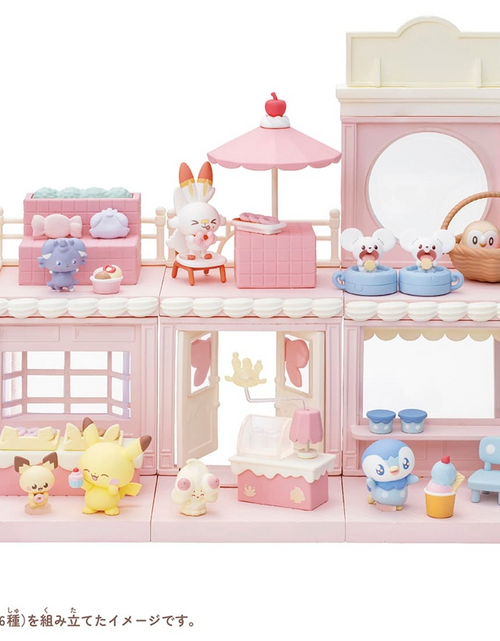 Load image into Gallery viewer, Takara Tomy Pokemon - Pokepeace Collection House ~Sweets shop~ (Full set of 6)

