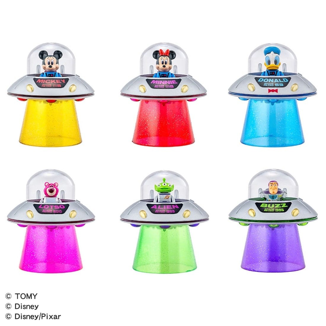 Takara Tomy Tomica Tunes Disney Characters Vol.2 Diecast Model Car Full Set of 6