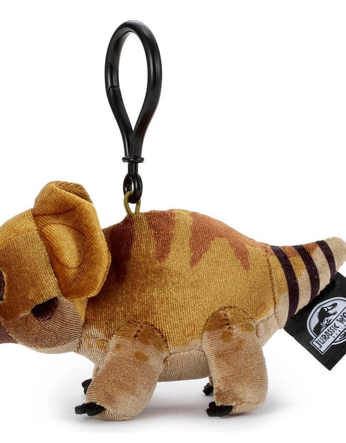 Load image into Gallery viewer, Takara Tomy Arts Jurassic World Rebirth Plush Soft Toy Mascot Aquilops Keychain
