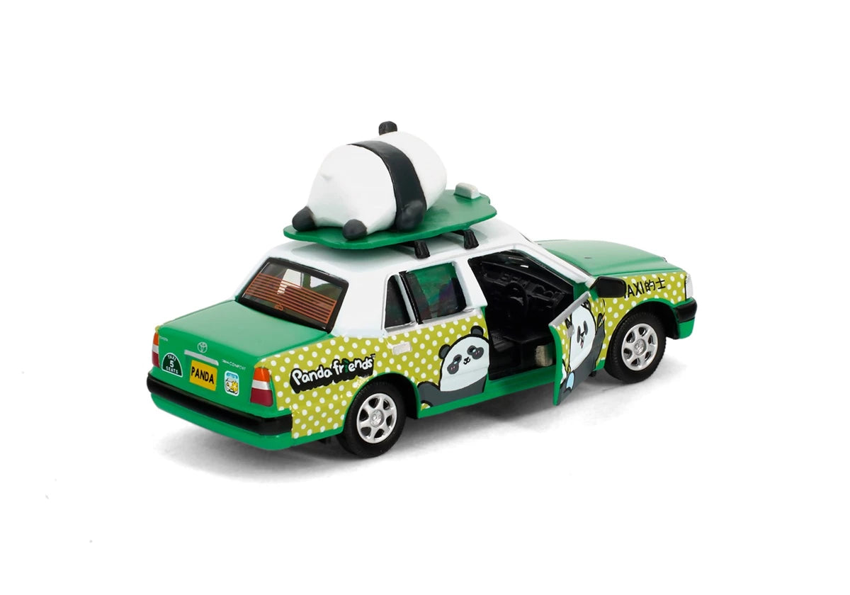 Tiny City Die-cast 1/64 - Tiny x Panda Friends Toyota Crown Comfort Taxi (NT)