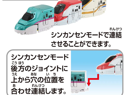 Load image into Gallery viewer, Takara Tomy Shinkansen Deformation Robot SHINKALION CW Quick Change! E5 Hayabusa
