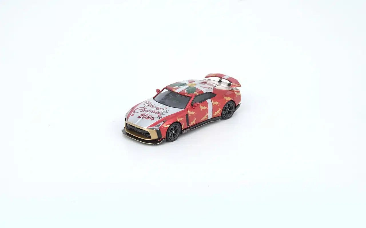 INNO64 1:64 NISSAN GT-R50 “X’MAS 2024” Special Edition Chrome Random Chase Car
