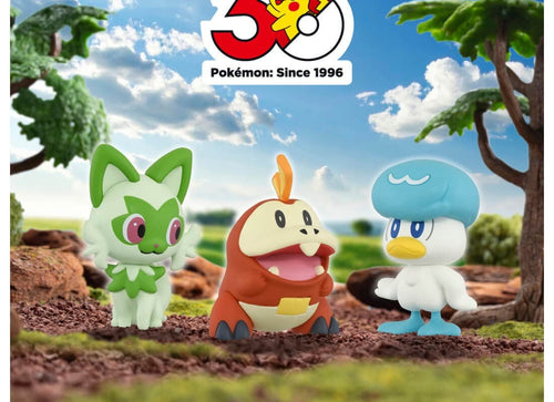 Load image into Gallery viewer, Takara Tomy Pokemon 30th Anniversary Monster Collection Set for Journey Paldea
