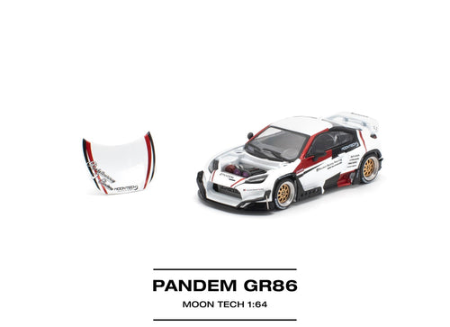 Load image into Gallery viewer, (Pre-order) POPRACE 1/64 - PANDEM Toyota GR 86 Moontech Diecast Model Car

