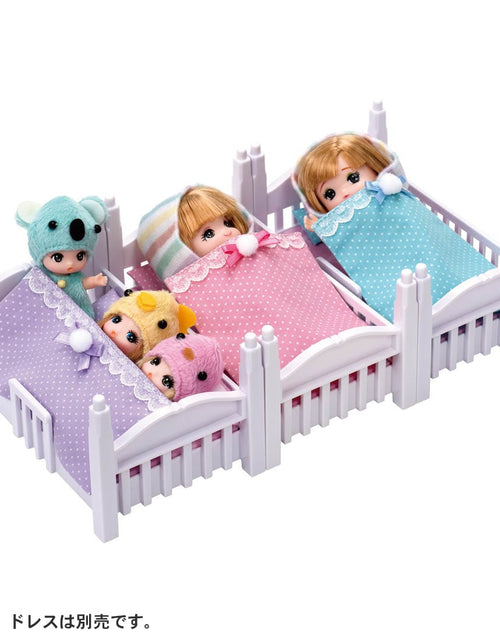 Load image into Gallery viewer, Takara Tomy Licca Chan Doll Accessory - LF-06 Athletic Triple Bunk bed (NO DOLL)
