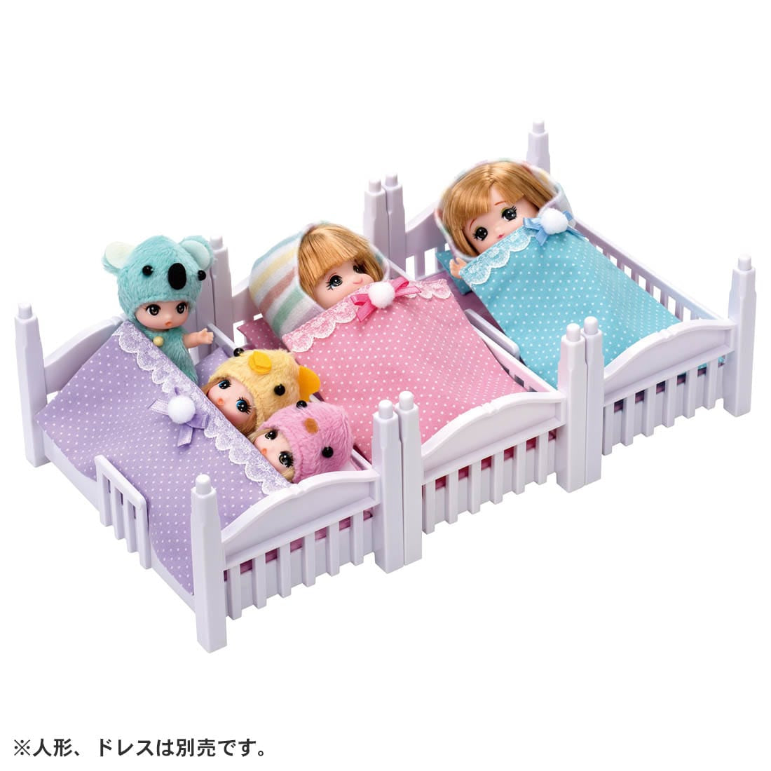 Takara Tomy Licca Chan Doll Accessory - LF-06 Athletic Triple Bunk bed (NO DOLL)
