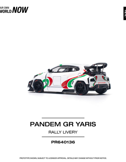 Load image into Gallery viewer, POPRACE 1/64 PANDEM GR YARIS - RALLY LIVERY Model Car
