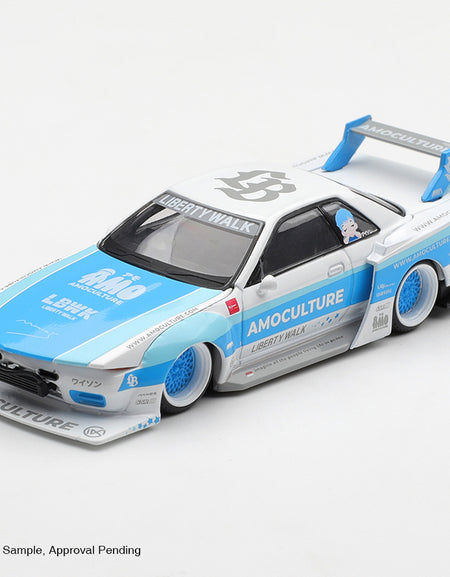 (Pre-order) Mini GT #1238 Nissan Skyline GT-R (R32) LBWK Kaido Work AMOCULTURE