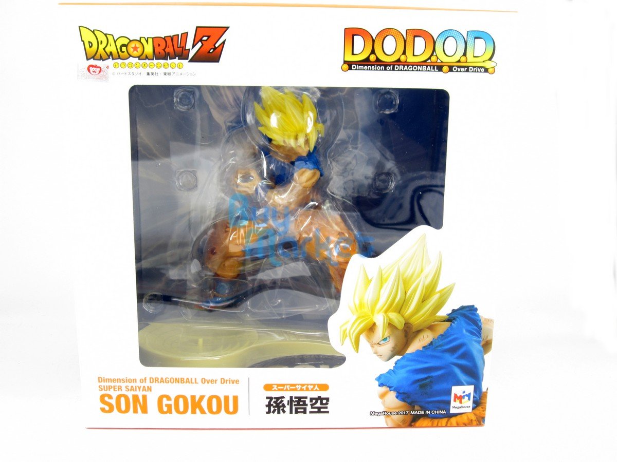 MegaHouse Dimension of Dragonball Z Overdrive: Super Saiyan Son Goku Figure DOD