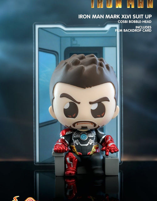 Load image into Gallery viewer, Hot Toys Marvel Iron Man Suit Up Cosbi Bobble-Head with Film Card (SET of 8)
