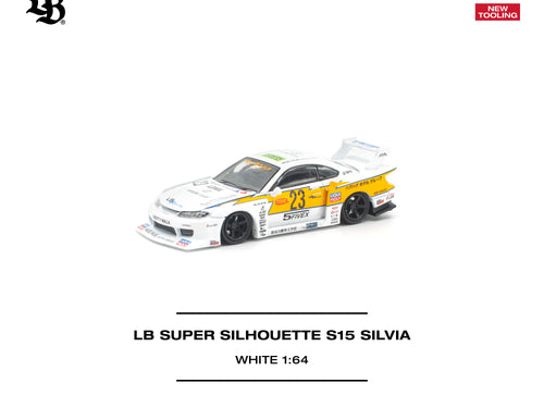 Load image into Gallery viewer, (Pre-order) POPRACE 1/64 - LB SUPER SILHOUETTE S15 SILVIA Diecast Model Car
