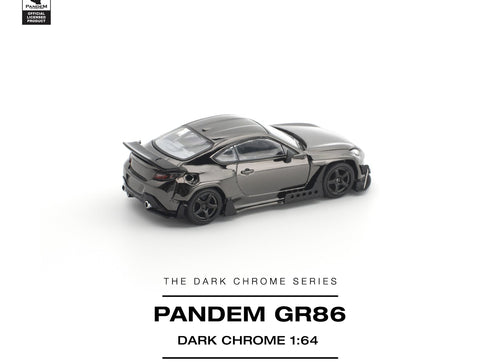 Load image into Gallery viewer, (Pre-order) POPRACE 1/64 - PANDEM GR 86 DARK CHROME Diecast Model Car
