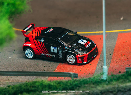 Load image into Gallery viewer, (Pre-order) Tarmac Works 1/64 Toyota GR Yaris Rally2 Japanese Rally Championship
