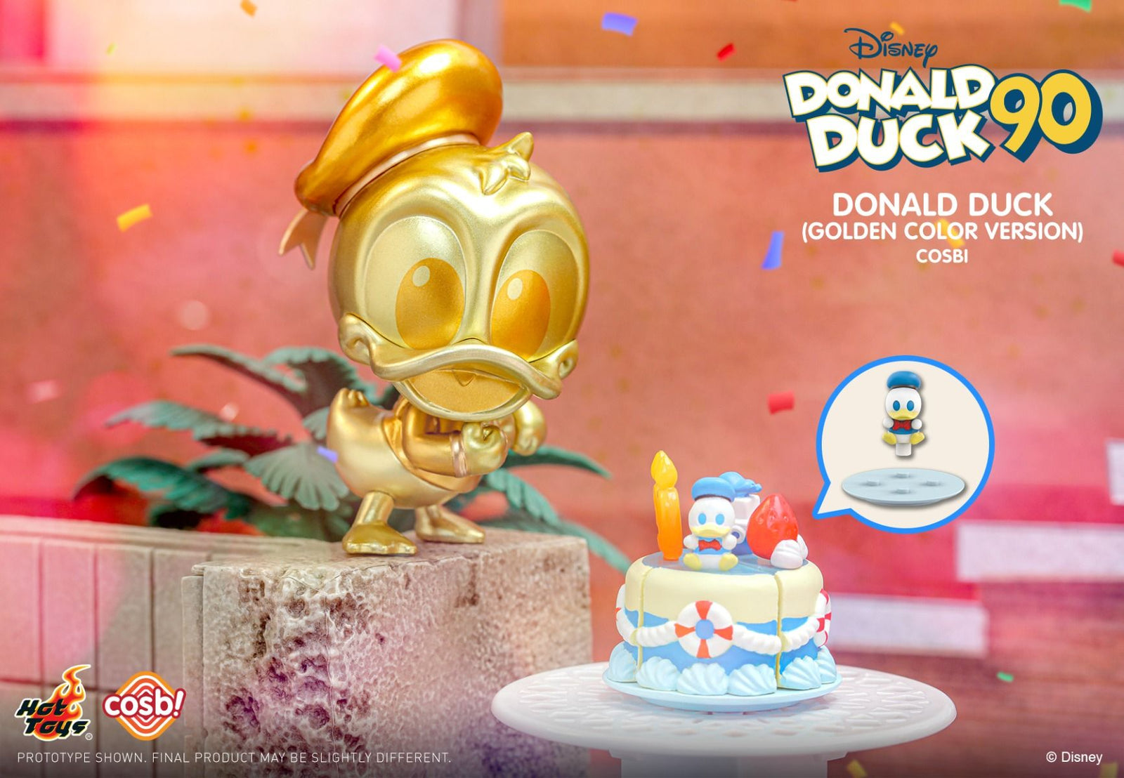 Hot Toys Donald 90th - Donald Duck Birthday Cosbi Collection (Full set of 8)