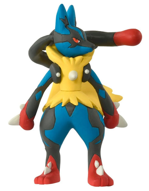 Load image into Gallery viewer, Takara Tomy Pokemon Monster Collection Mega Lucario Mini Figure
