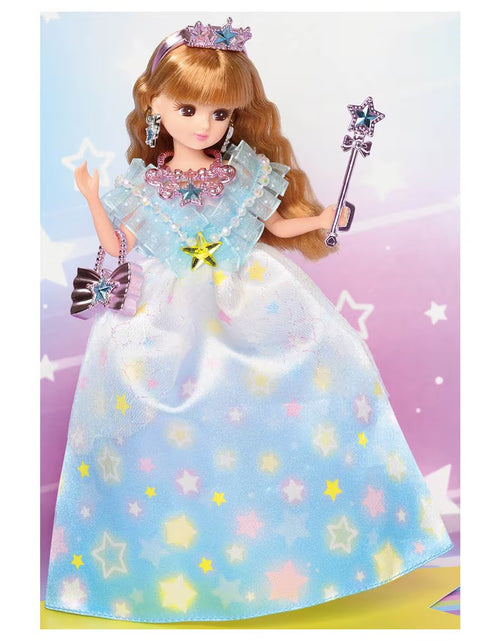 Load image into Gallery viewer, Takara Tomy Licca Chan Doll Set LD-03 Shiny Star Princess w/ Dress Set
