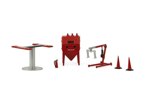 Load image into Gallery viewer, TINY Hong Kong 1/43 Gx4 Garage accessory lift Sandblasting machine etc. Figure
