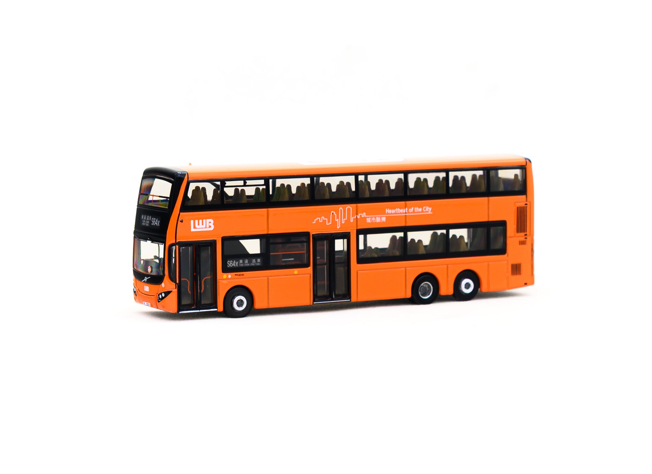 Tiny City KMB16 Die-cast Model Car - KMB VOLVO B8L MCV 12.8M (S64X)