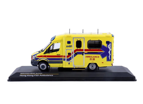 Load image into Gallery viewer, Tiny City Hobby 1/43 MERCEDES-BENZ Sprinter FL HKFSD Ambulance (A491) Model Car
