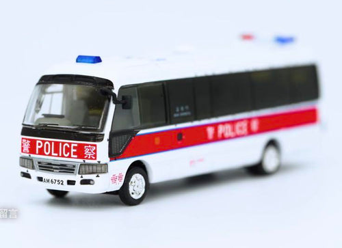 Load image into Gallery viewer, Tiny City Die-cast Model Car - Toyota Coaster B59 Police (AM6752 EUKW 34) [7-11]
