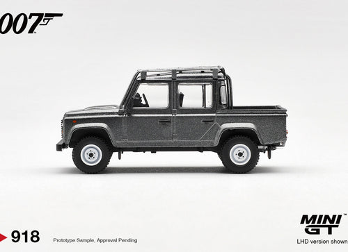 Load image into Gallery viewer, (Pre-order) Mini GT #918 Land Rover Defender 110 Crew Cab 007 Skyfall Diecast
