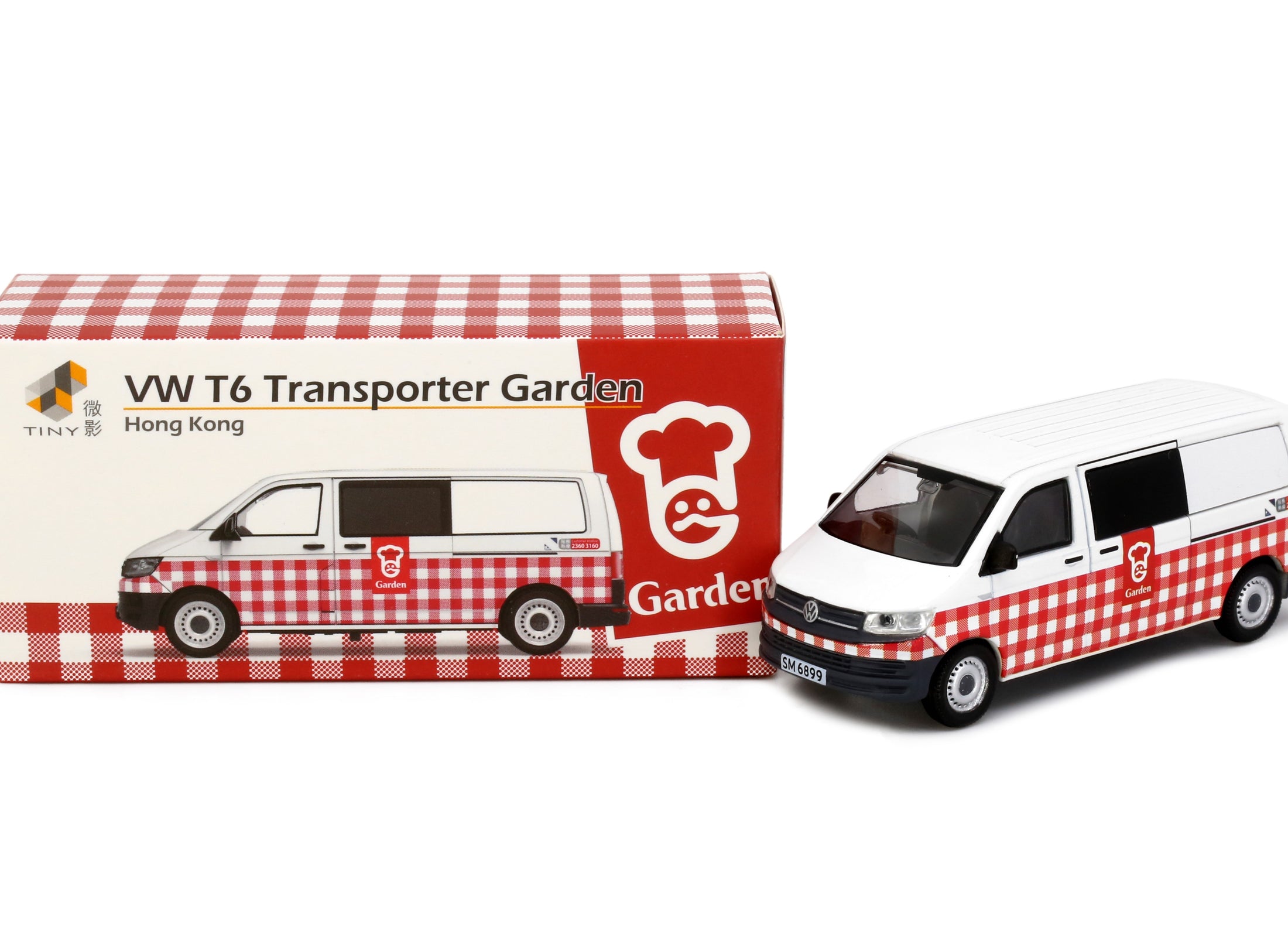 Tiny City Die-cast Model Car - Volkswagen T6 Transporter Garden