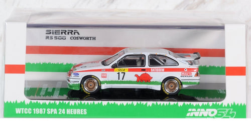 Load image into Gallery viewer, INNO64 1/64 Die-cast Ford Sierra RS Cosworth #17 WTCC 1987 Spa 24 Heures
