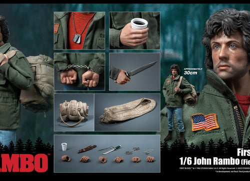 Load image into Gallery viewer, Threezero Rambo: First Blood 1/6 John Rambo (Field Jacket) Action Figure Set
