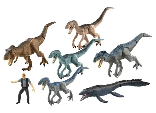 Load image into Gallery viewer, Takara Tomy Ania Jurassic World Final Battle Set Figure Set
