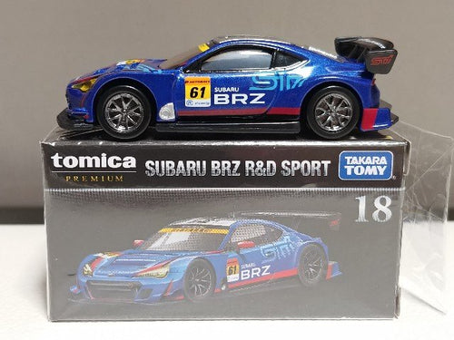 Load image into Gallery viewer, Takara Tomy Tomica Premium No.18 Subaru Brz R&amp;D Sport scale 1/60 Diecast Car Toy
