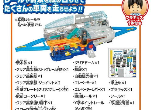 Load image into Gallery viewer, Takara Tomy Plarail Lever Action &amp; Sound! Big Station Playset
