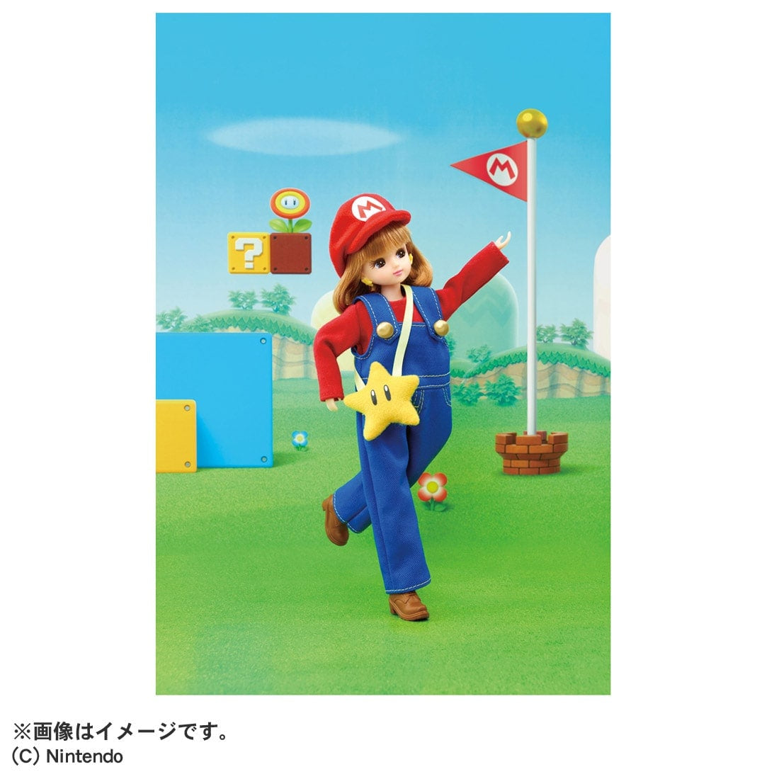 Takara Tomy Licca Super Mario Princess Mario Style (Licca-chan) Doll
