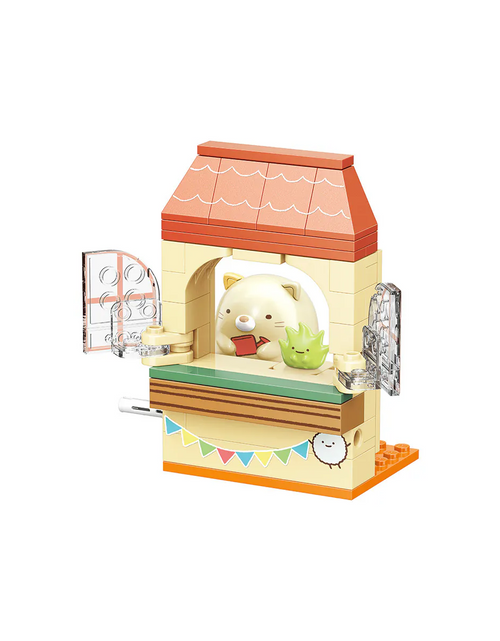 Load image into Gallery viewer, Qman Keeppley Sumikko Gurashi Neko&#39; s window Building Block Set
